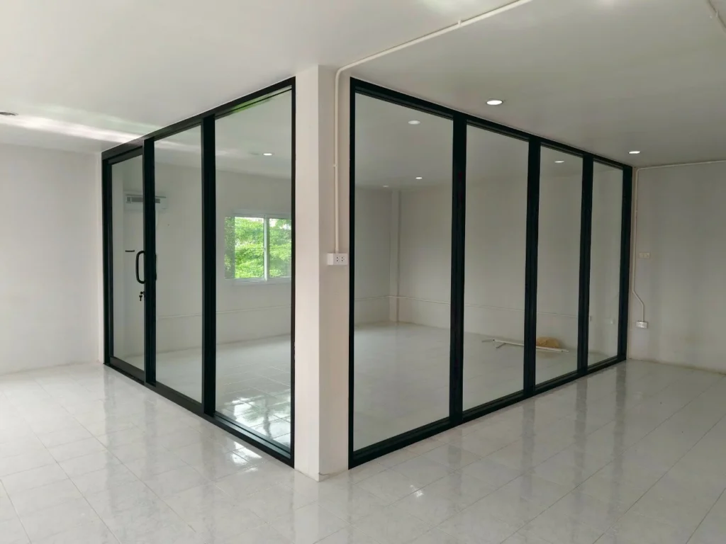 ติดตั้งประตูอลูมิเนียม กระจก