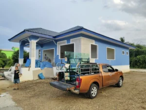 งานติดตั้งประตูบานเลื่อน หน้าต่างอลูมิเนียม